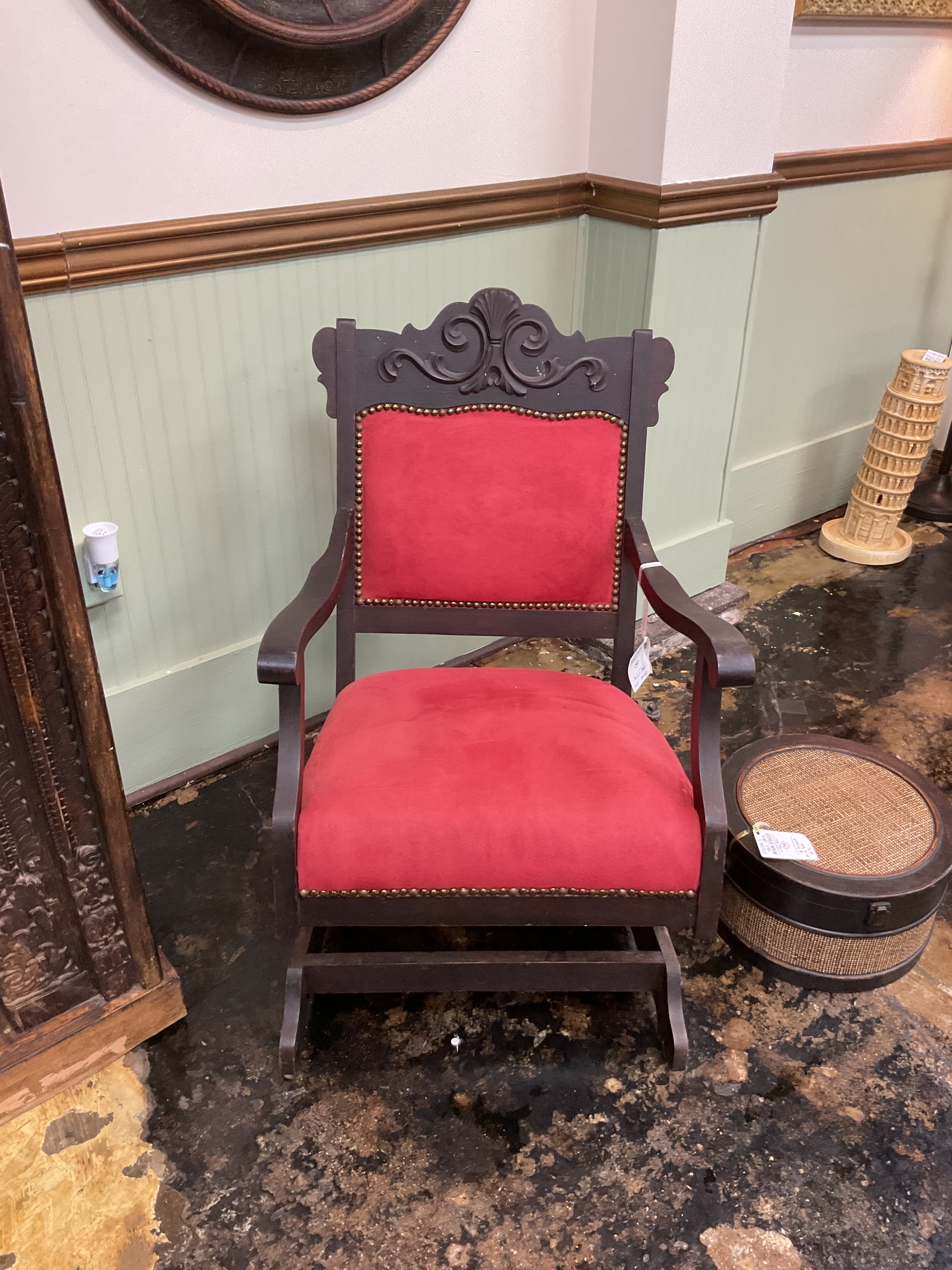 Red Parlor Rocker