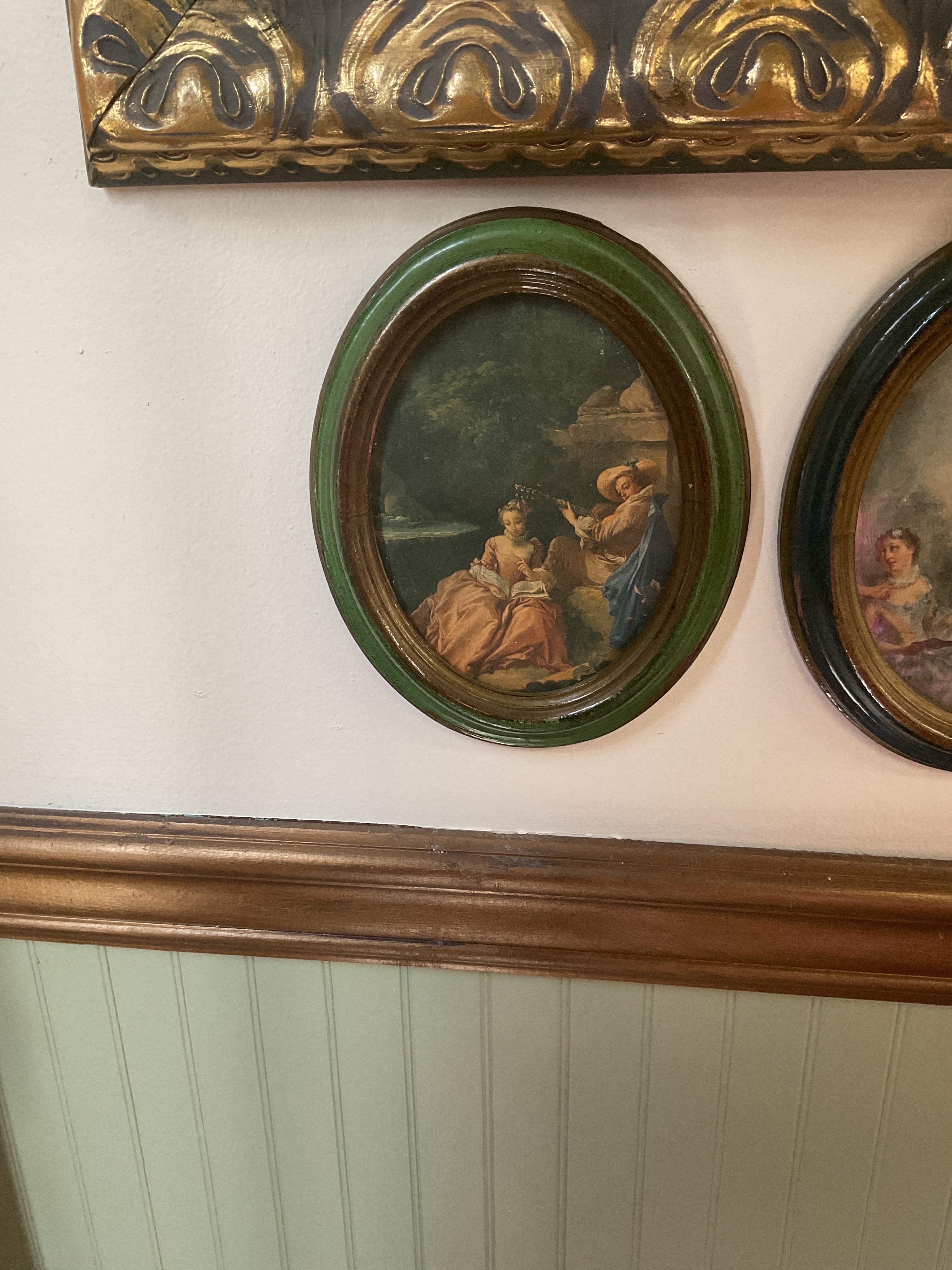 Framed Print of Painting “La Lecon de Musique” (1749) Francois Boucher