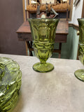 Fostoria Argus Green Stem Glass