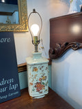 Vintage Mid Century Modern Floral Speckled Lamp