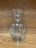 Clear Glass 11” Flower Vase