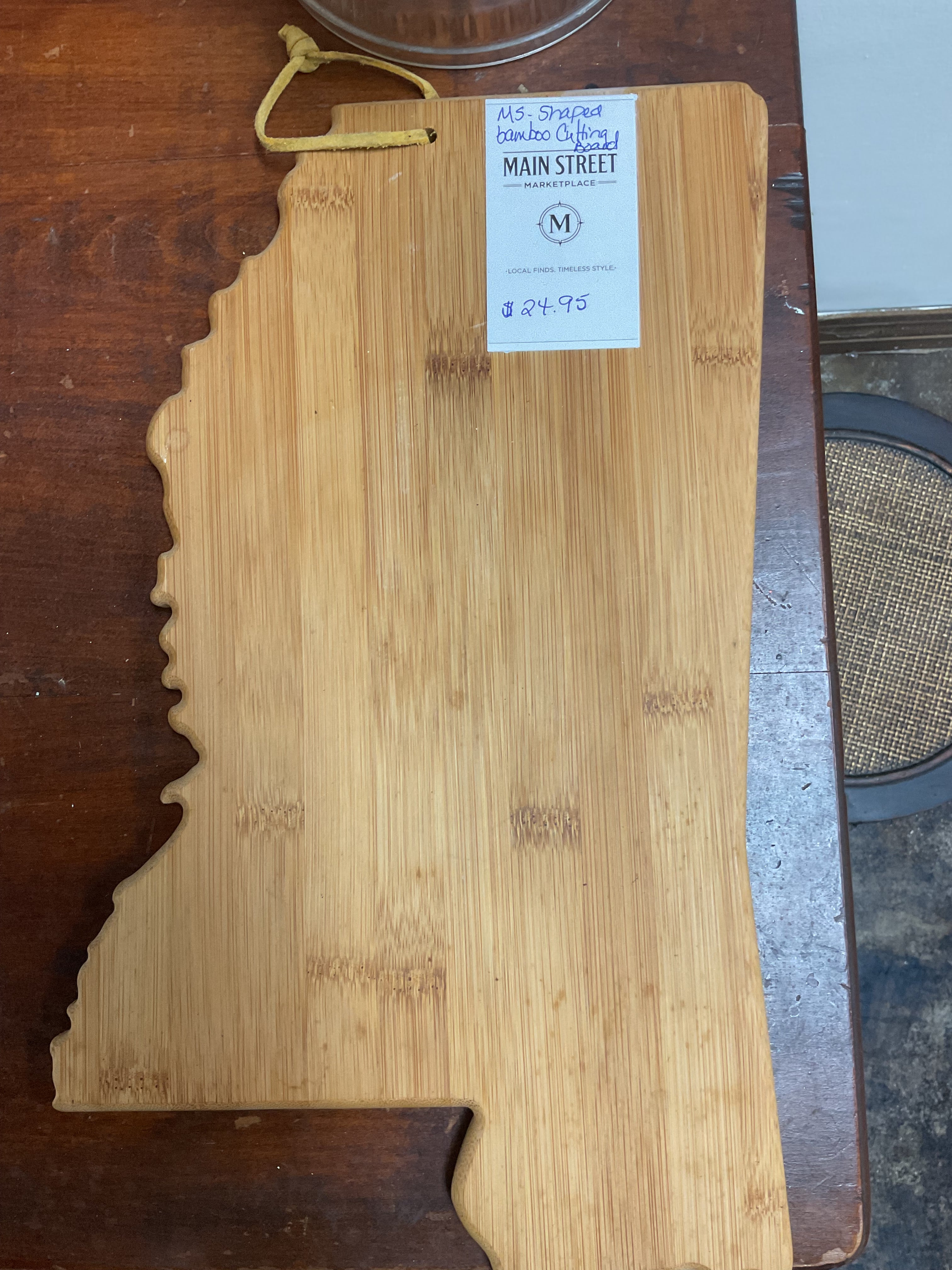 Mississippi Shape Cutting Board