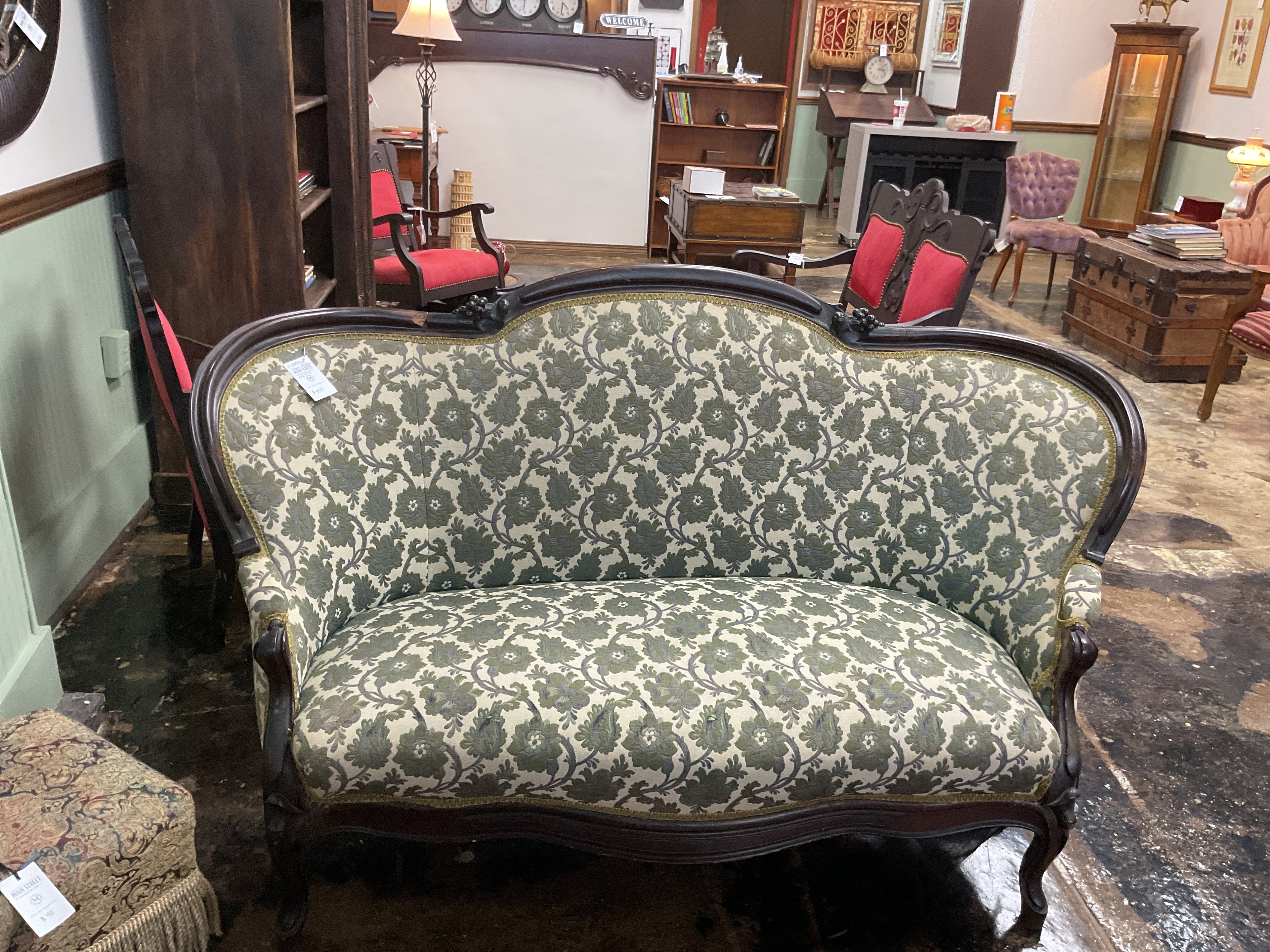 Victorian Style Antique Settee