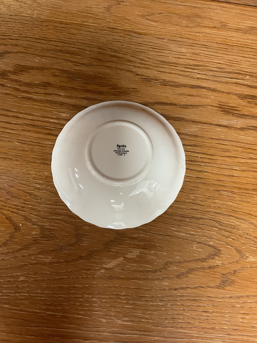 Spode “Chelsea Wicker” Coupe Soup Bowl