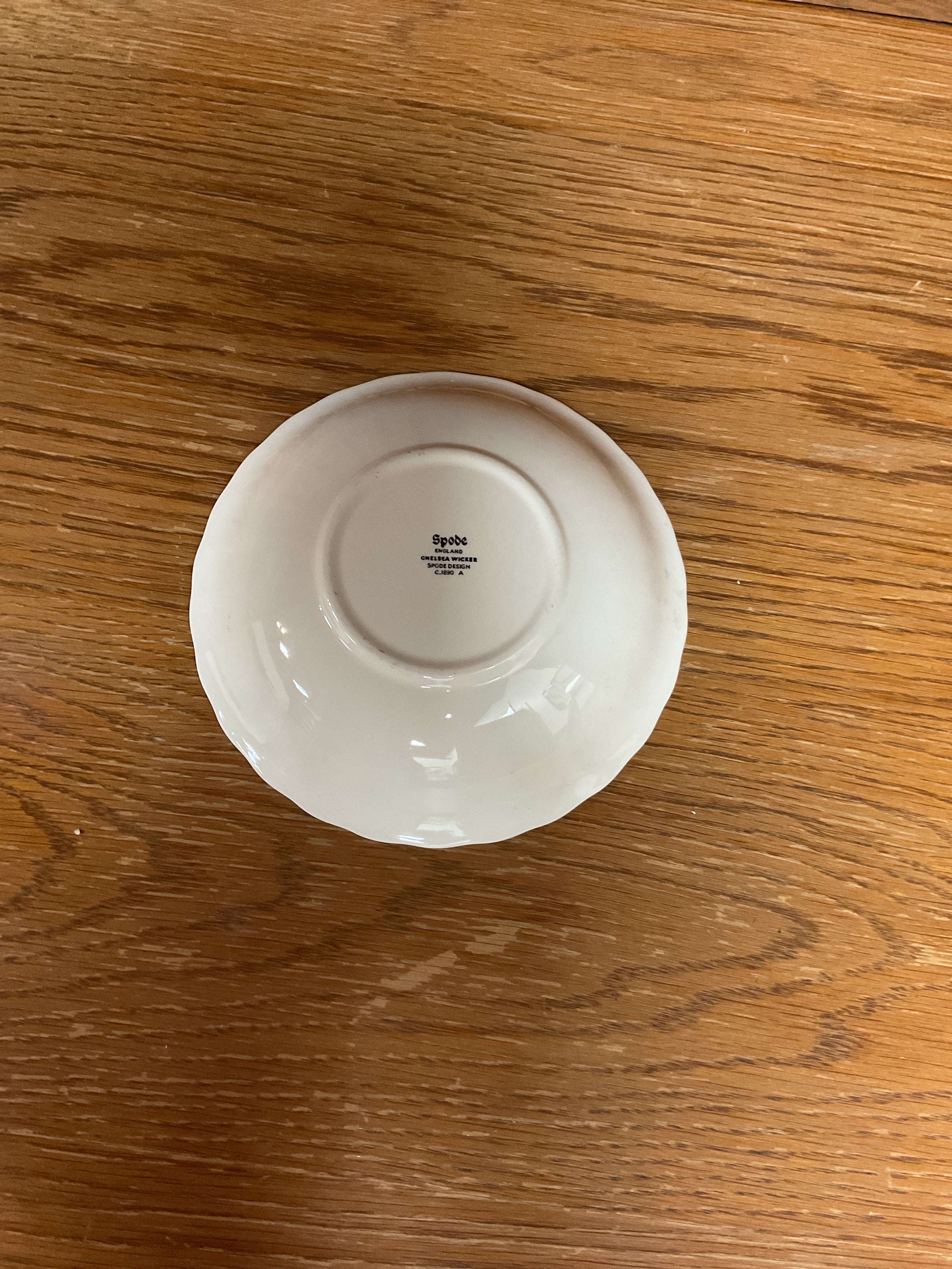 Spode “Chelsea Wicker” Coupe Soup Bowl