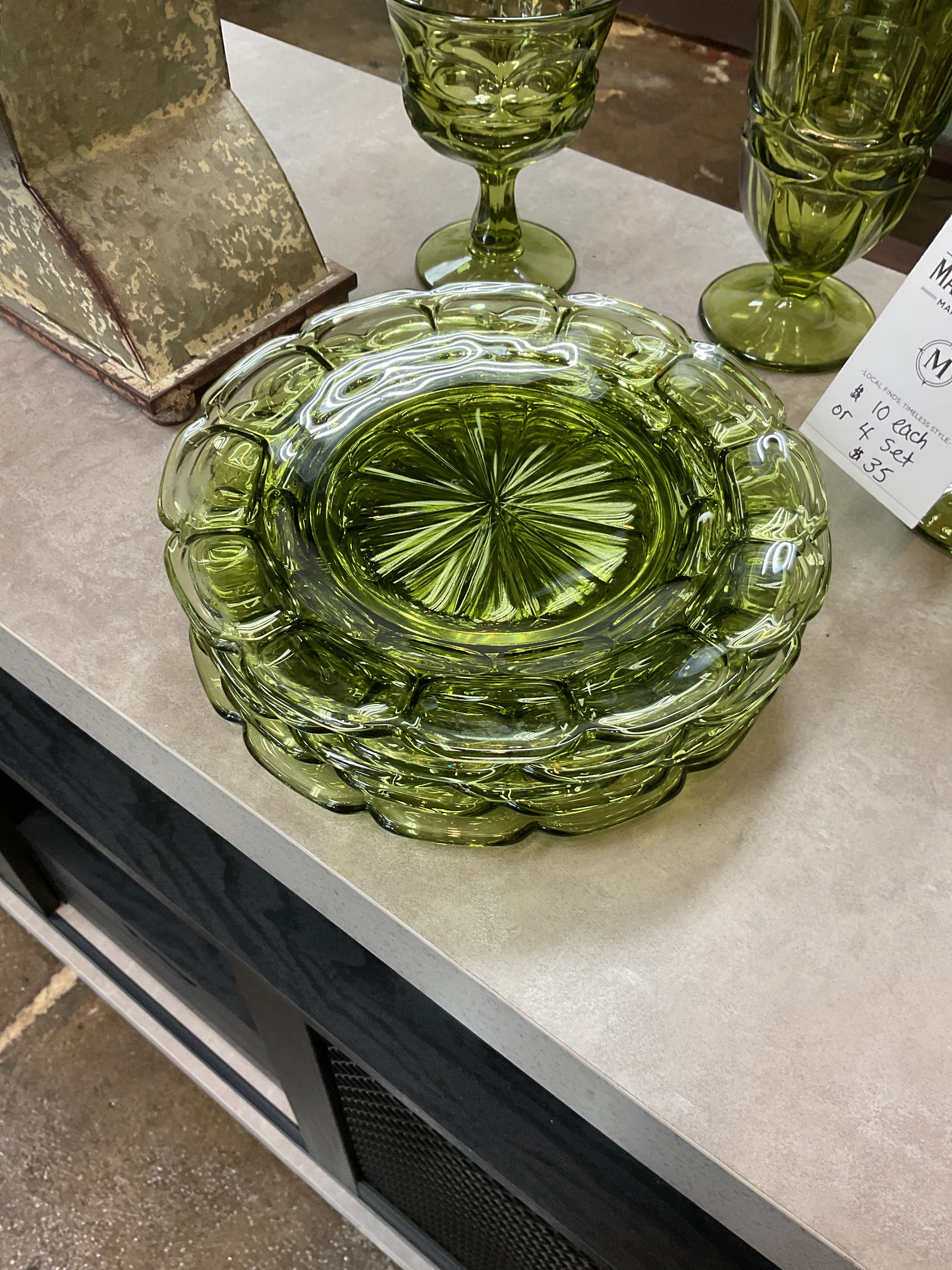 Fostoria 8” Argus Salad Plates Set of 4