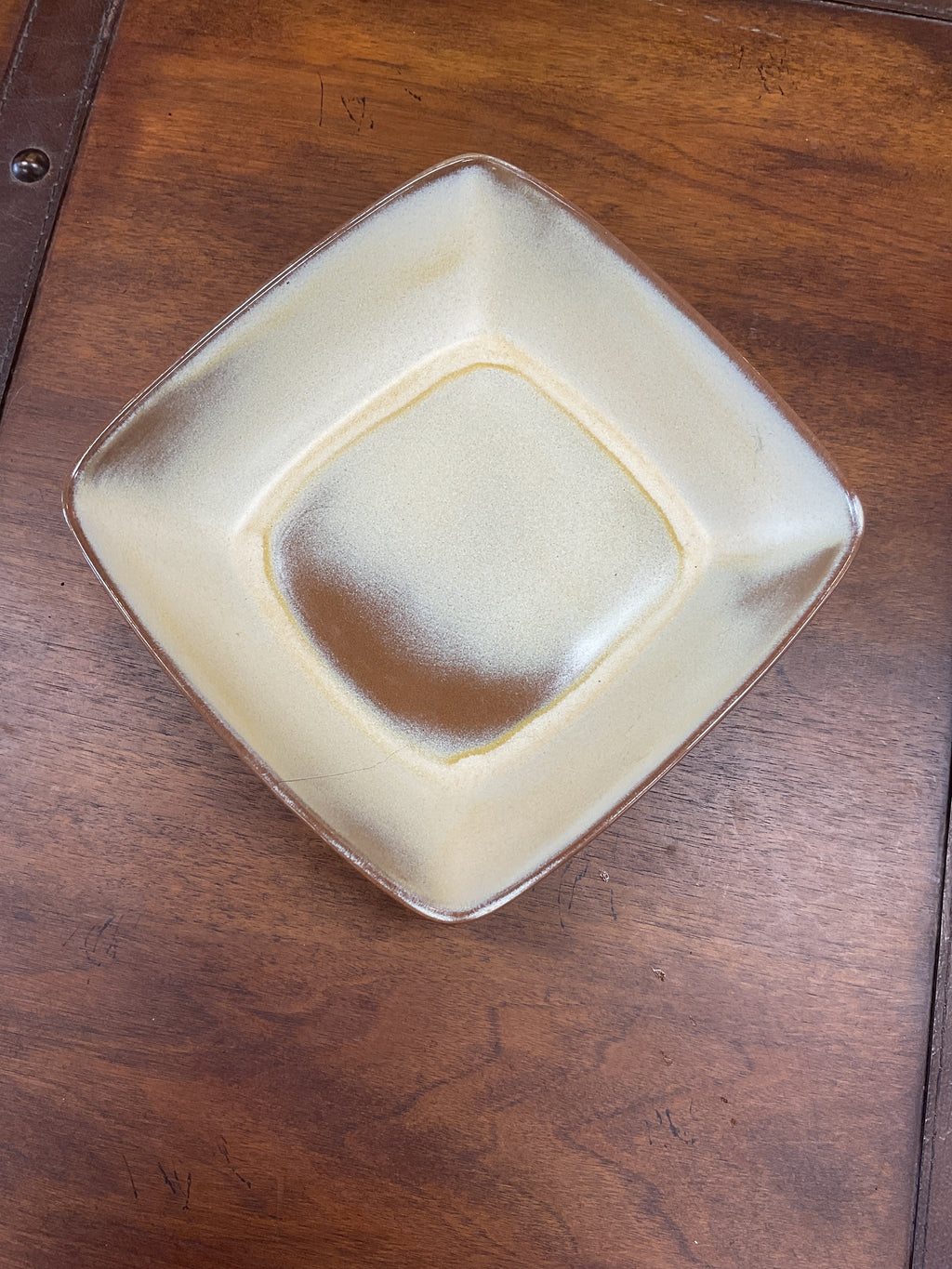 Frankoma 5NS Square Plate (Small Hairline Crack)