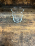 Vintage Glass with Star Pattern