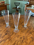 Pilsner Beer Tapered Glasses Set of 3