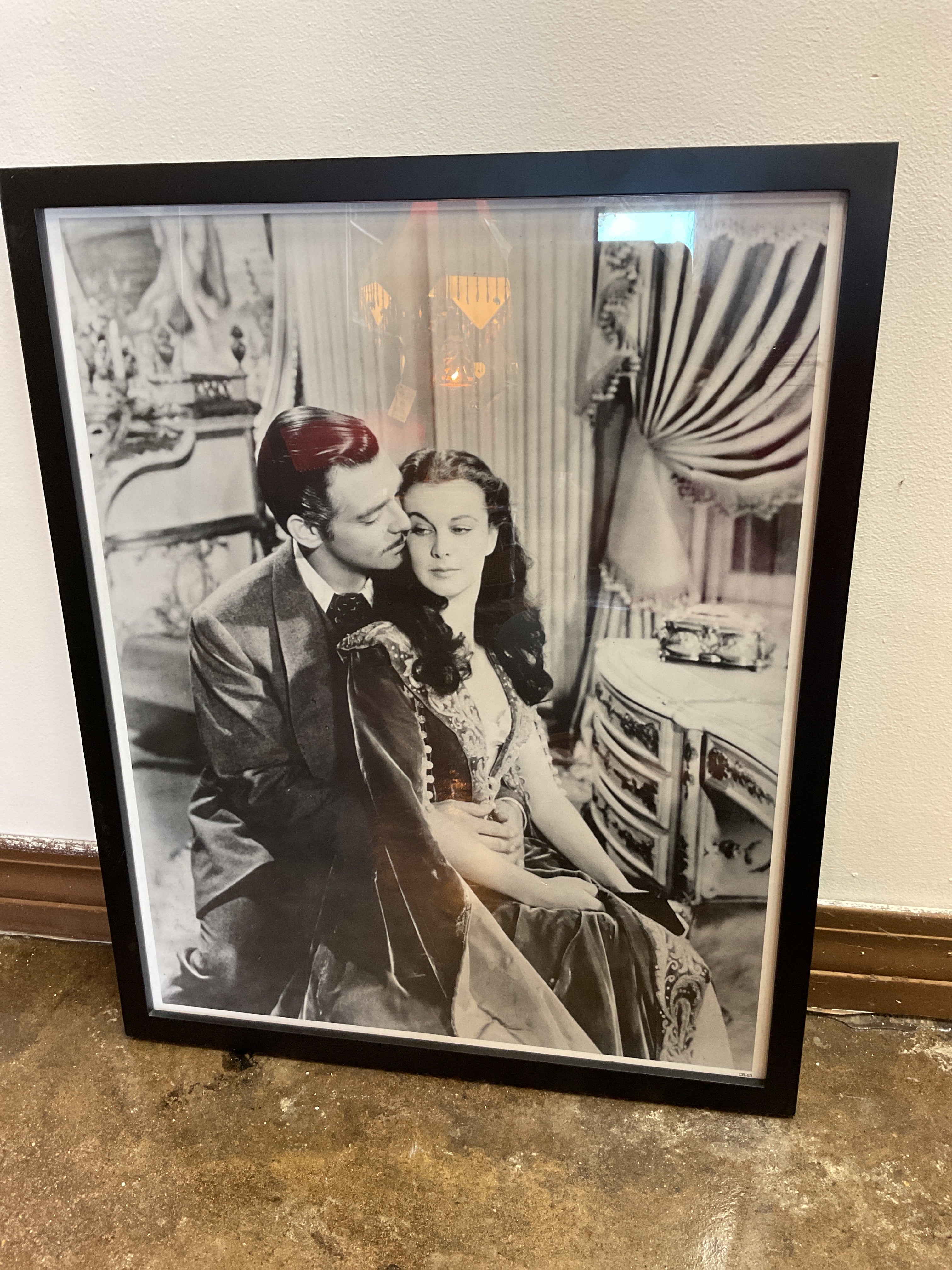 Gone With the Wind Framed Print | Scarlett O'Hara & Rhett Butler | 16x20 Framed