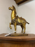 Gold Decorative Horse Statue