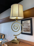 Gold Spiral Lamp
