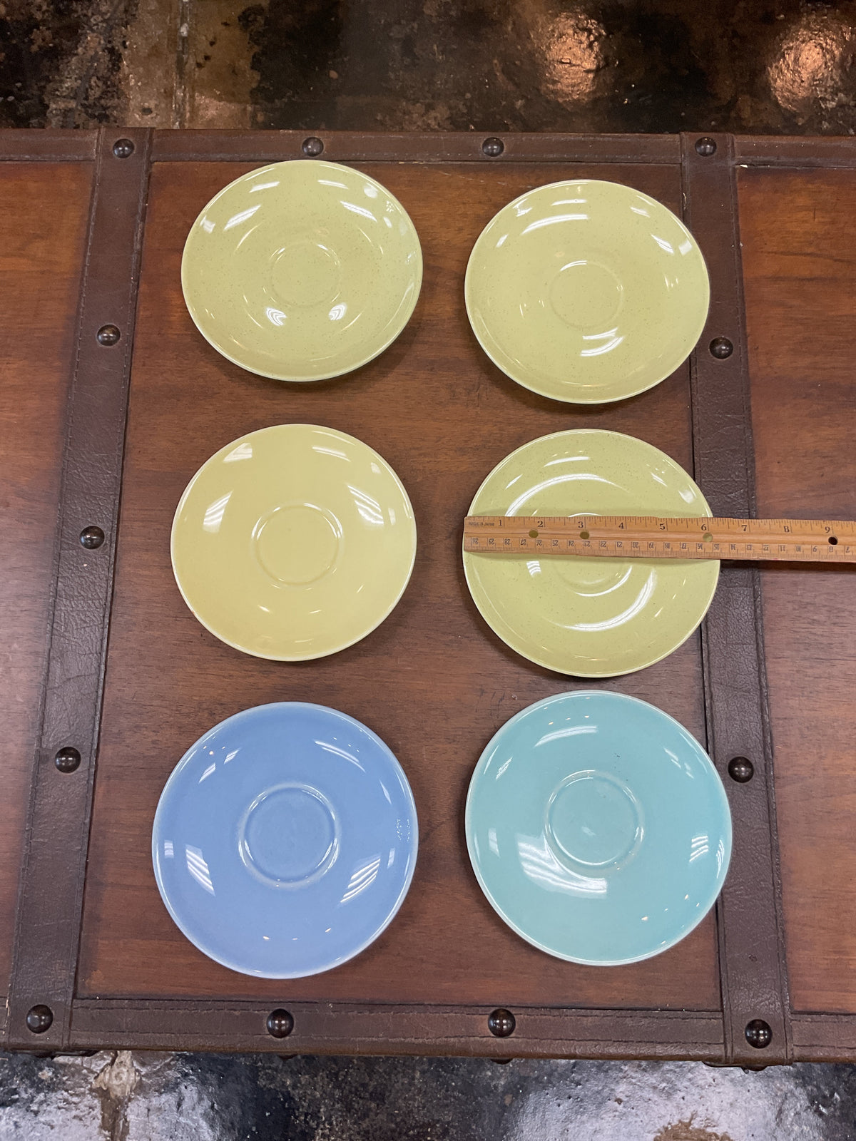 Lu-Ray Pastels Plates Set of 6