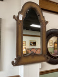 Antique French Floral Mirror