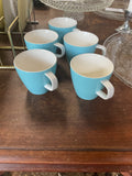 Vintage Mikasa Coffee/Tea Set of 5 (1 Chipped)