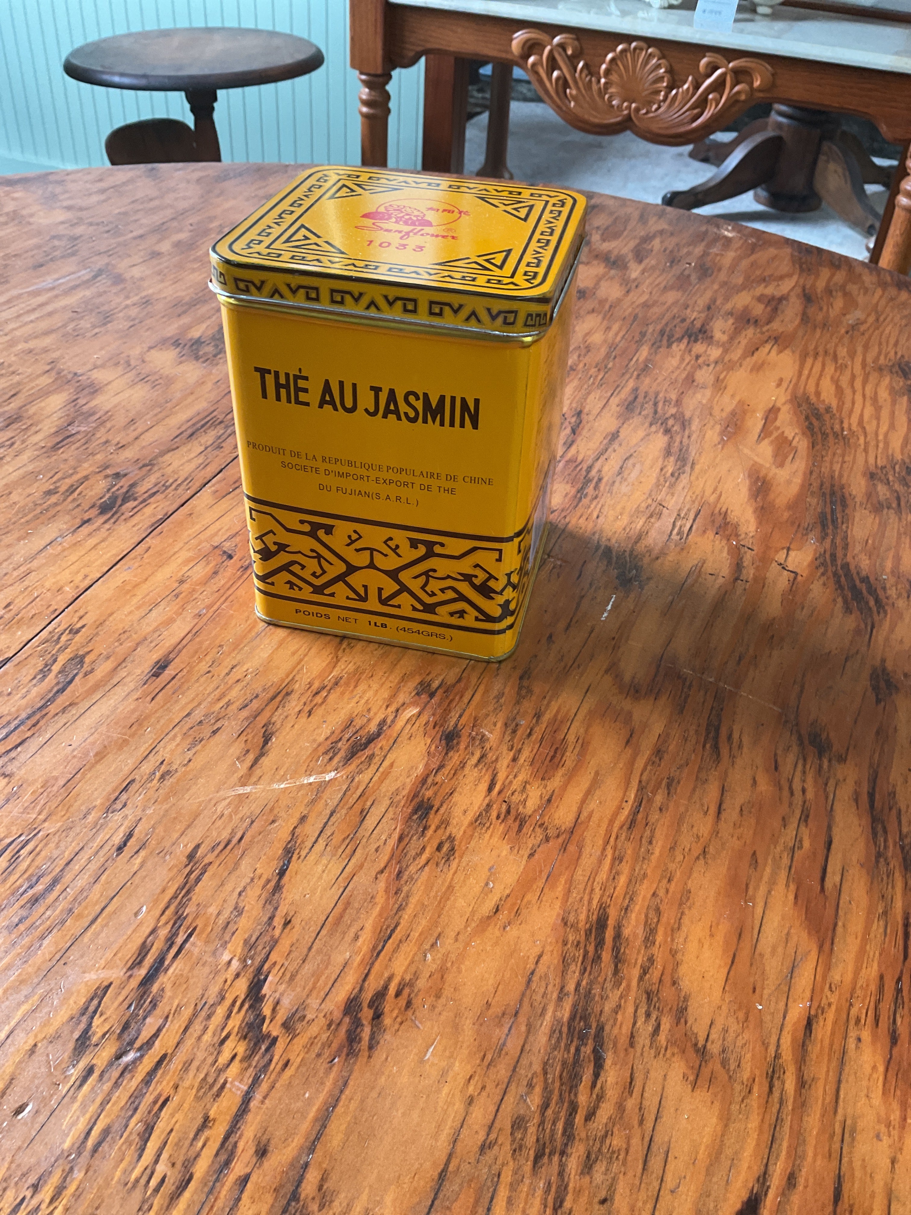 Sunflower Jasmine Tea Tin