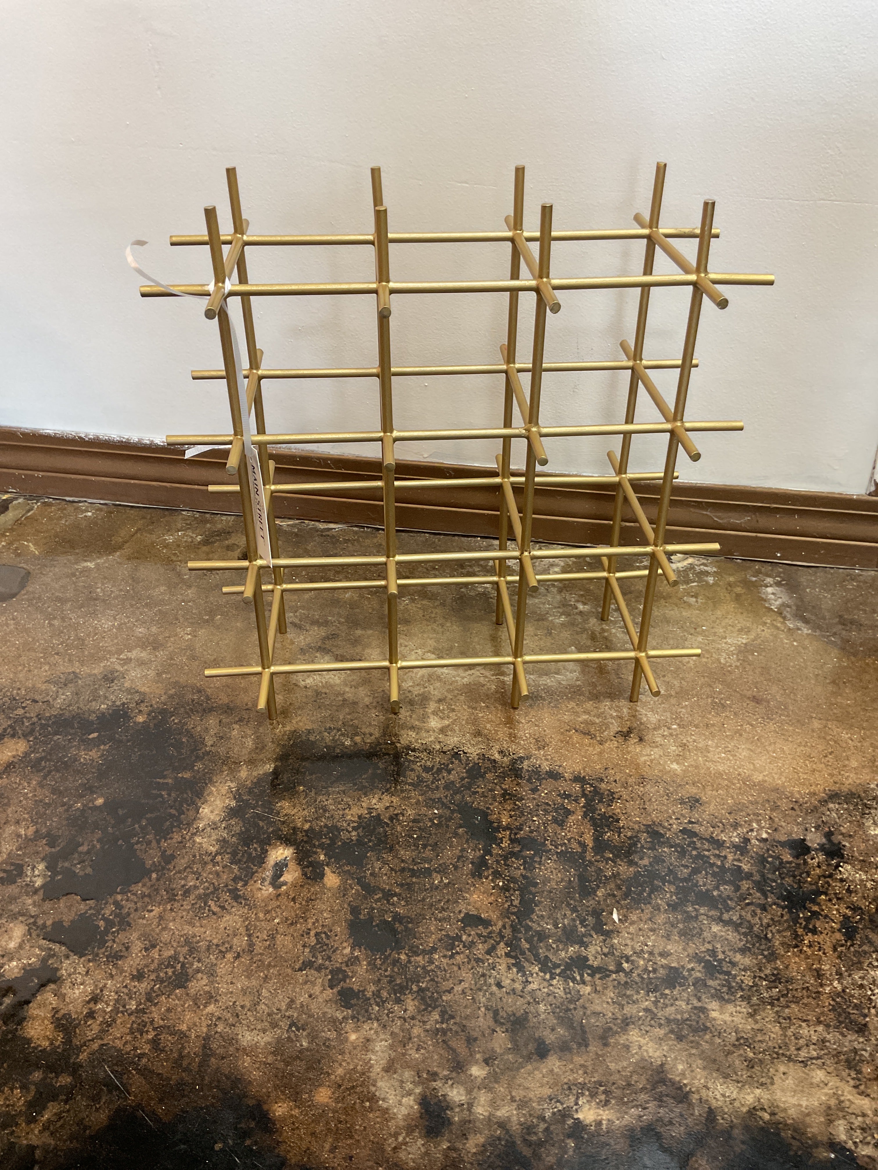 Brass Wine Rack