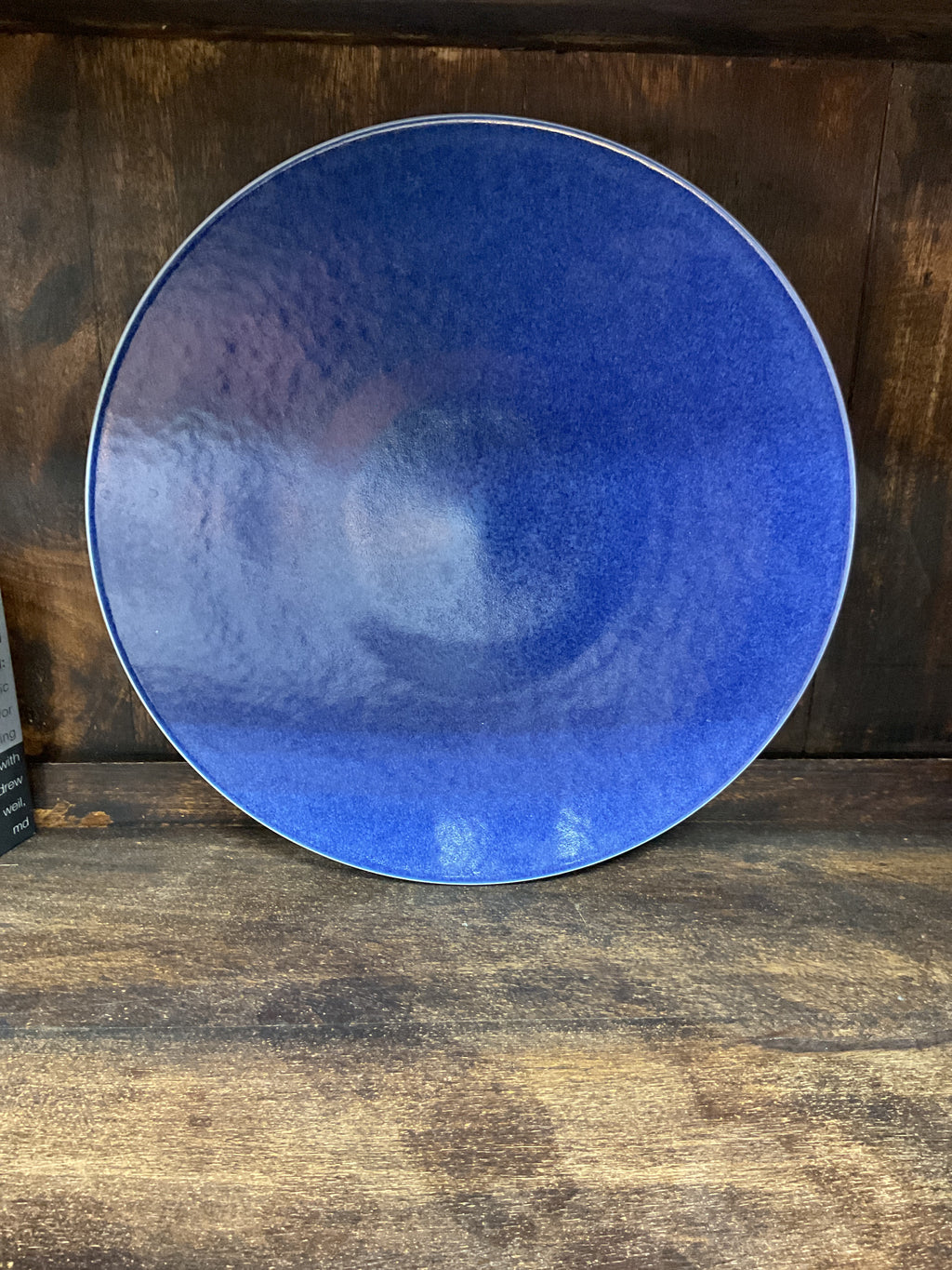Sasaki Colorstone Sapphire Dinner Plate 10.75" Massimo Vignelli Japan Blue