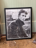 John Lennon Hamburg Germany Fall 1960 Framed Black & White Portrait Print Beatle
