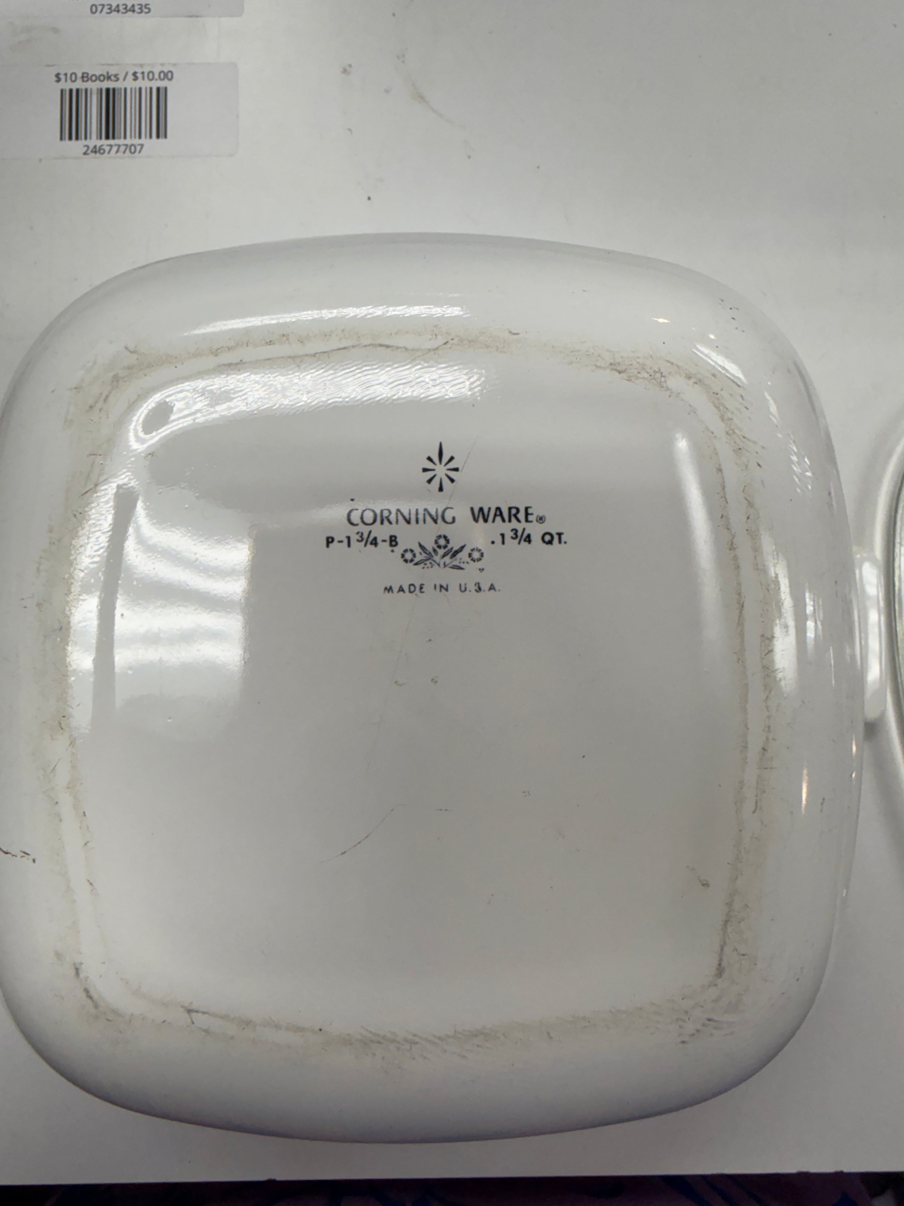 Vintage Corning Ware P-1¾-B 1.75 Qt Cornflower w/P-11-M Stand & Pyrex Lid P-7-C